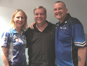 Trina with David King her Web Developer and Mark McGeeney