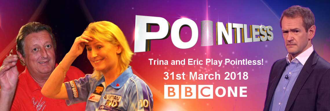 trina Gulliver / Eric Bristow Pointless TV Game Show