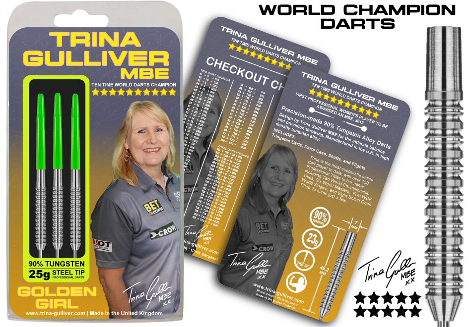 Trina Gulliver MBE Signature Darts