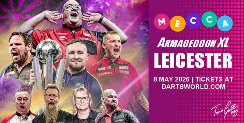 Night at the Darts Armageddon XL – Leicester - Trina Gulliver MBE